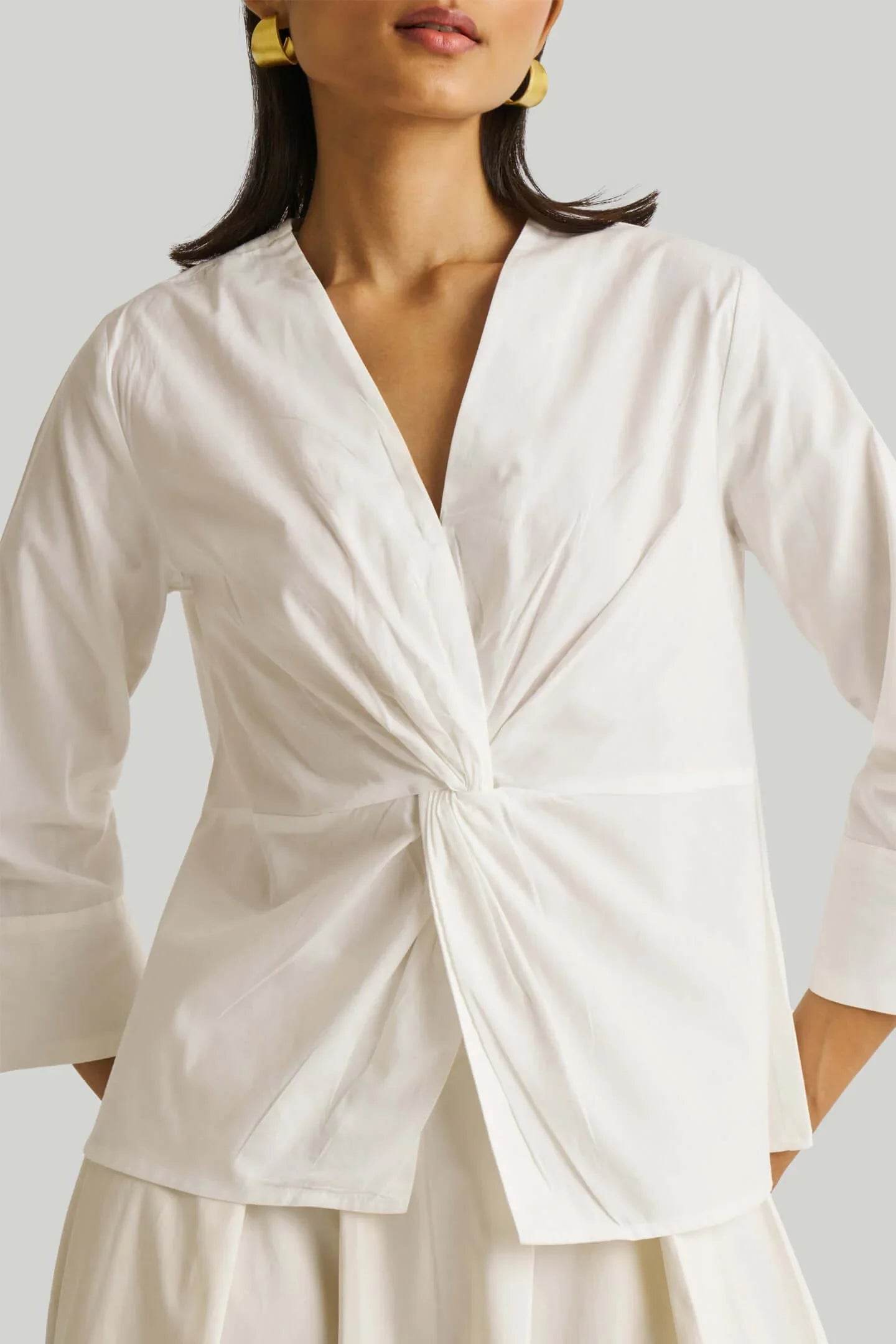 FRONTTWISTWHITETOP3 - Apparel's Nest 