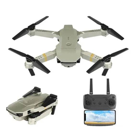 FoldableQuadcopterDrone4kHDRC-Gold - Apparel's Nest 