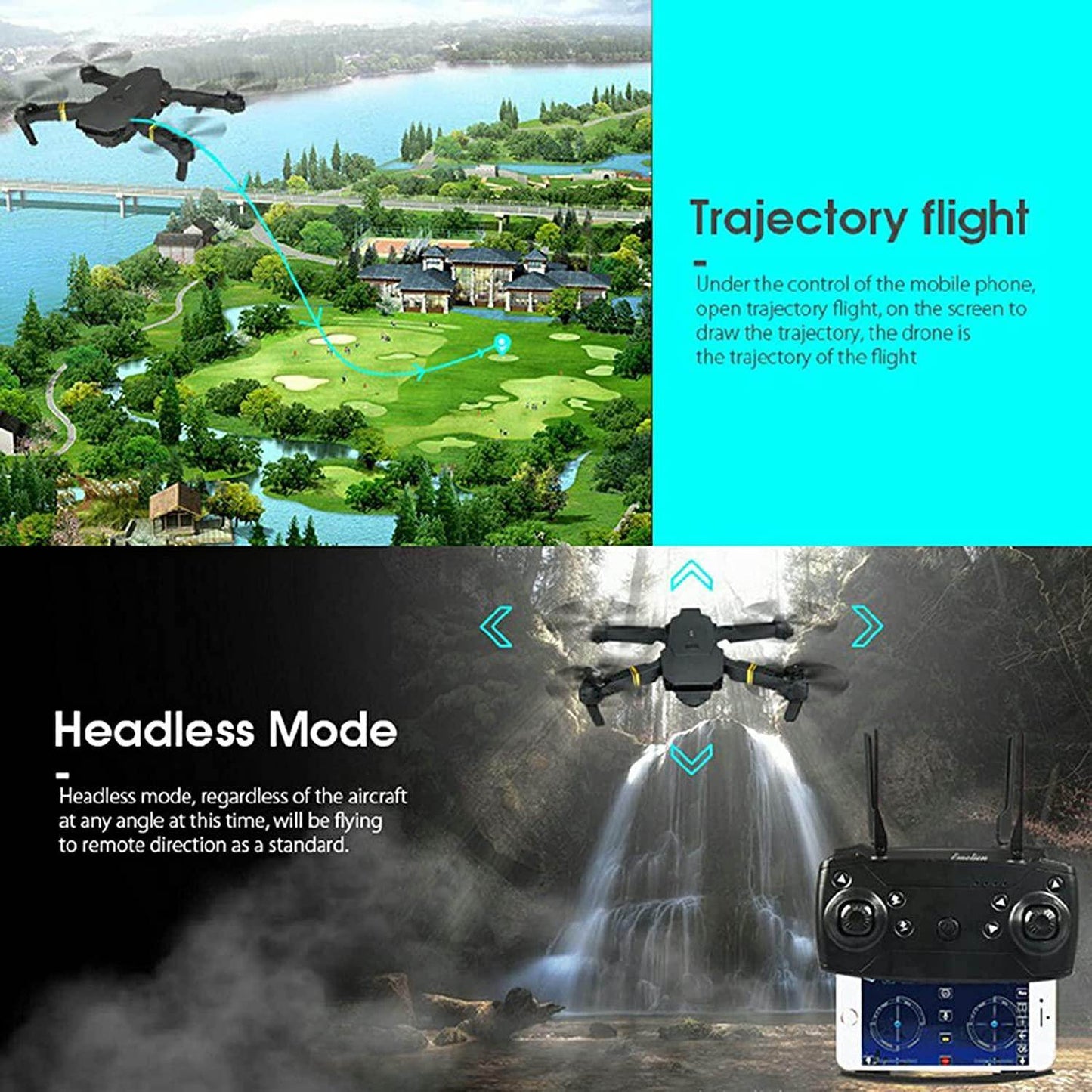 FoldableQuadcopterDrone4kHDRC6 - Apparel's Nest 