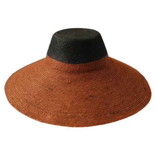 RIRIDUOJuteHat-BlackXBurntSienna-0 - Apparel's Nest 